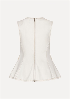 Lilou top Raw White Denim ROTATE By Birger Christensen 